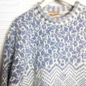 VTG Style Woolrich Nordic Sweater Alpaca Blend Lg